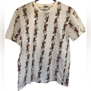 Tiger all over print T-shirt Medium